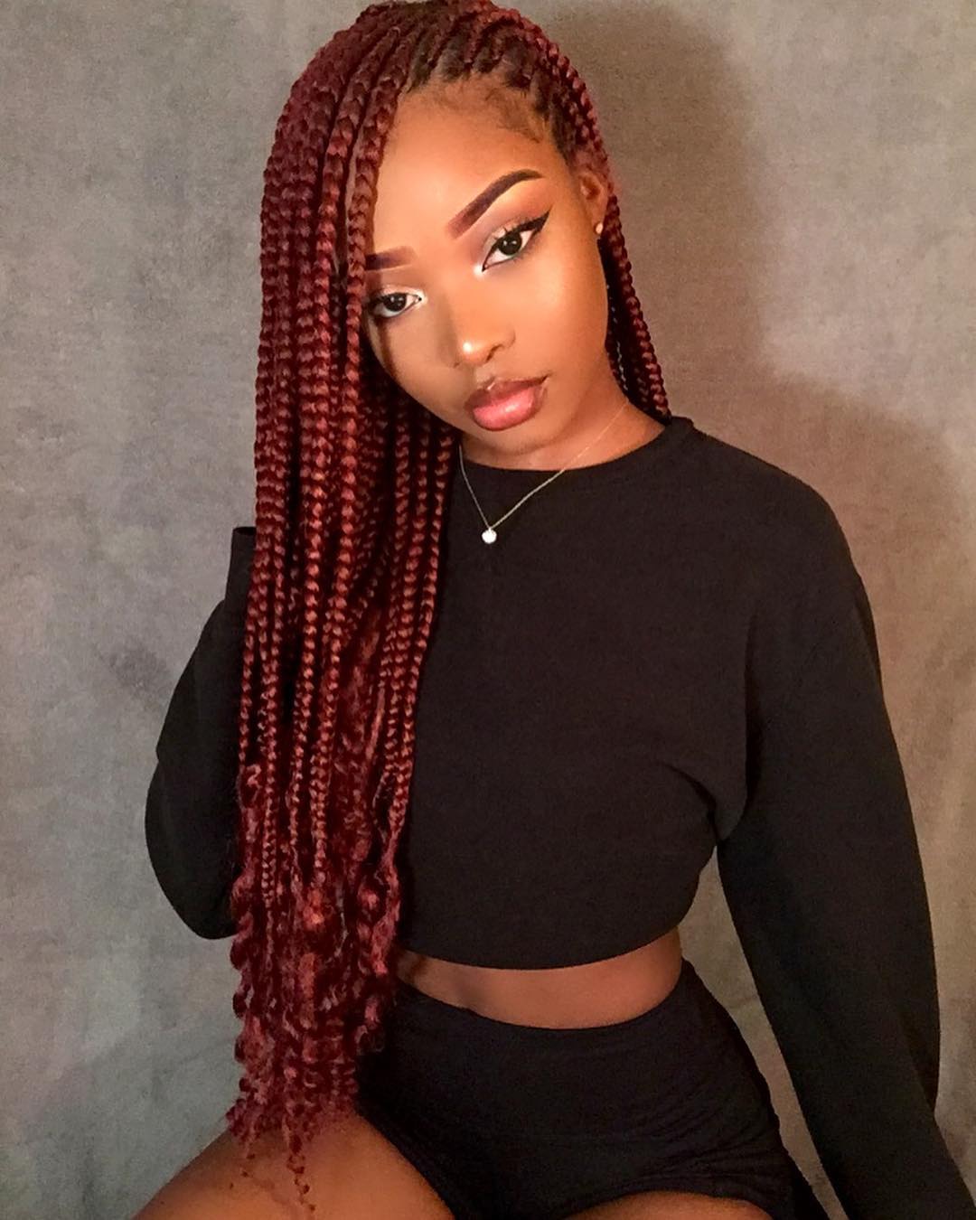 Featured image of post Box Braid Styles With Curls