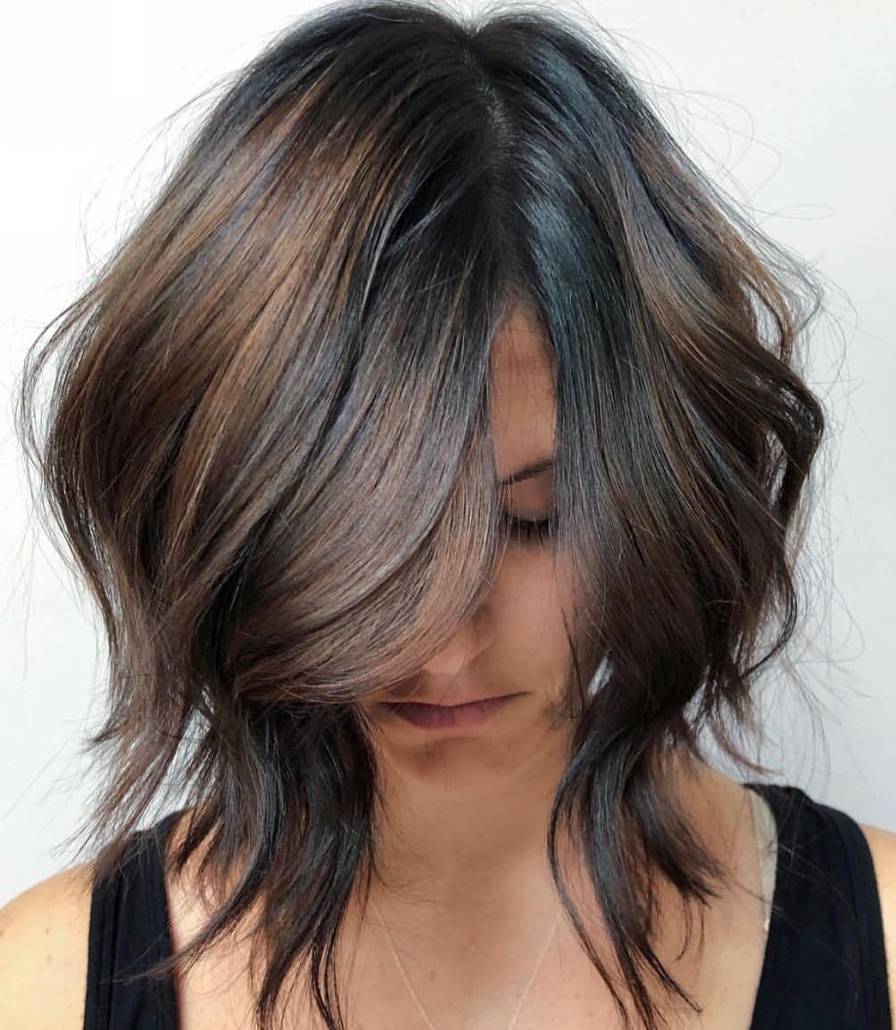 Dark Hair With Light Brown Highlights