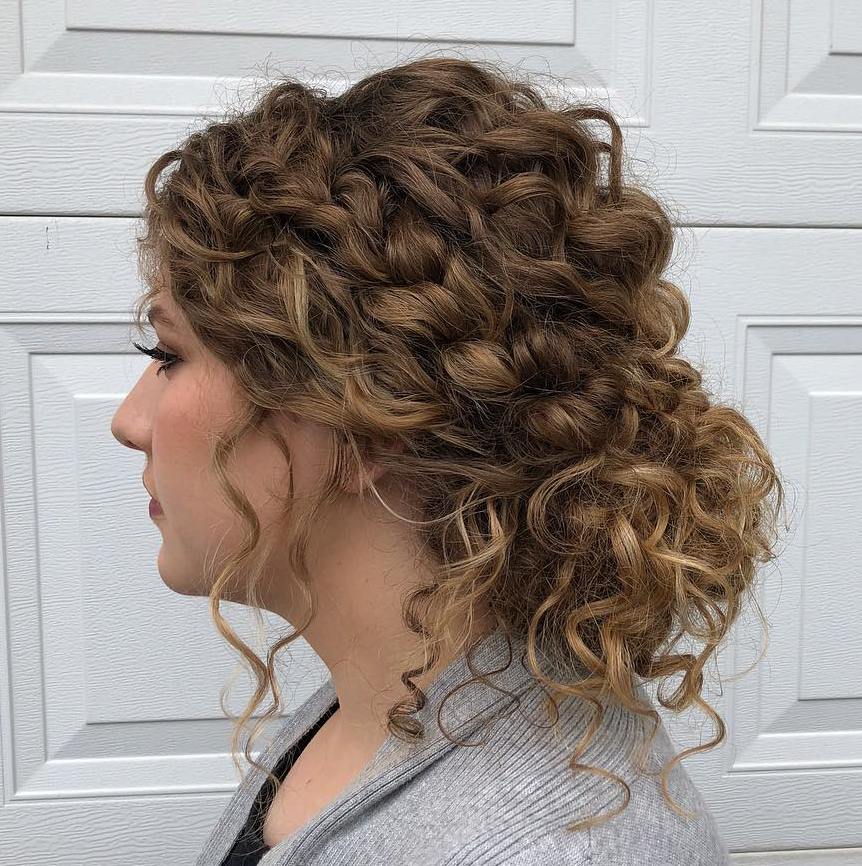 Messy Bun For Naturally Curly Hair