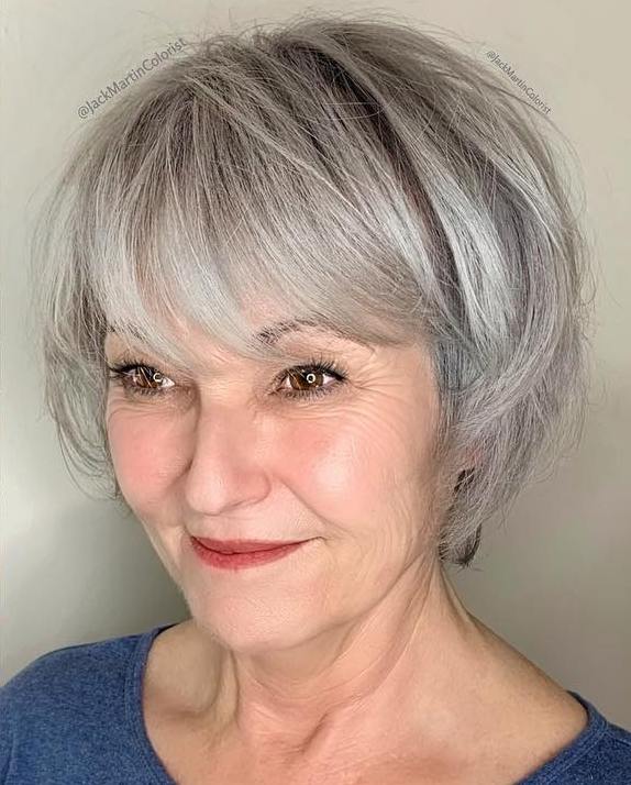 When it comes to choosing the perfect short hairstyles for women, popular haircuts really don't think that you can beat pixie cuts. Short Haircuts Gray Hair . 35 Gray Hair Styles To Get Instagram Worthy Looks In 2021