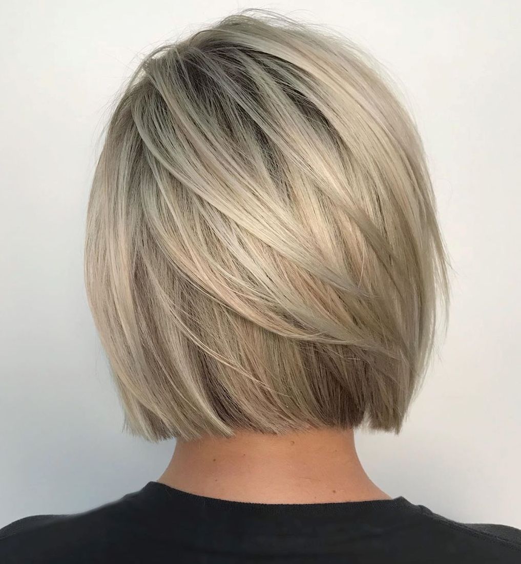 Short Blunt Bob With Subtle Layers
