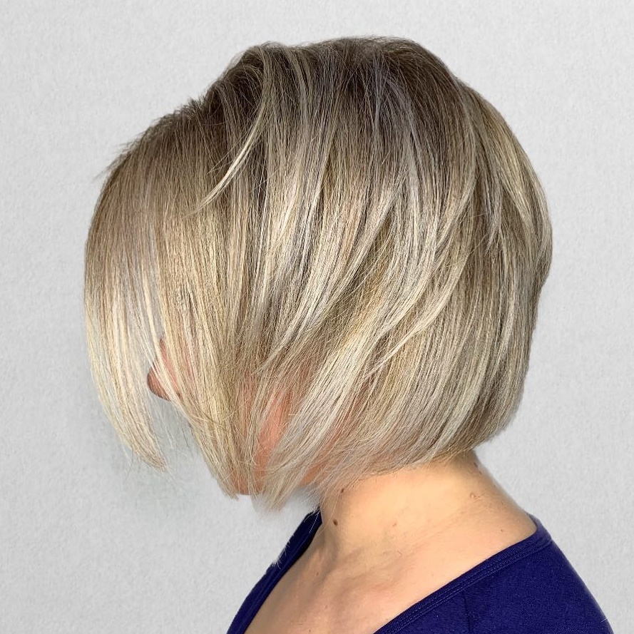 Short Layered Cut For Fine Straight Hair