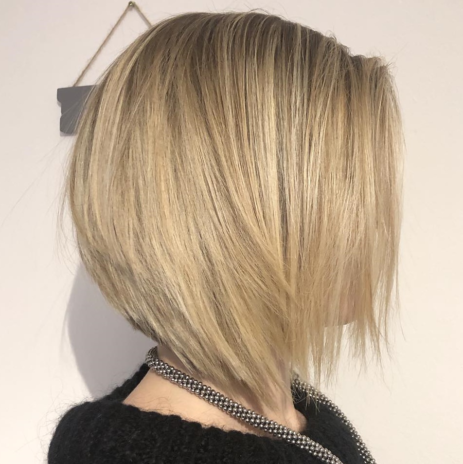 Graduated Bob For Stick-Straight Hair