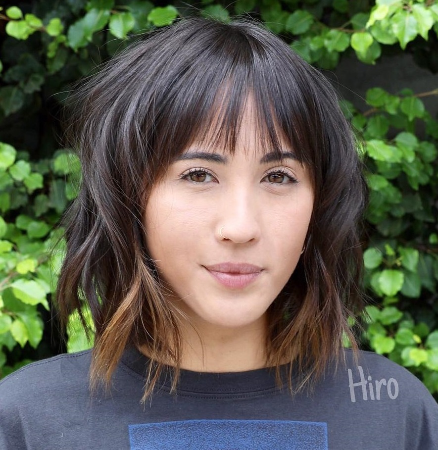 Choppy Bob With Textured Waves
