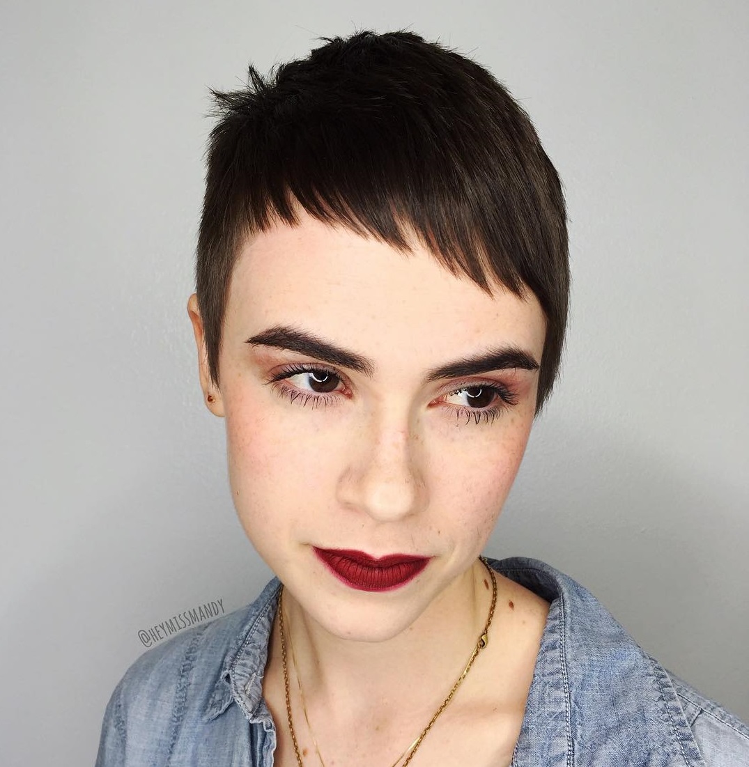 Very Short Cut With Micro Bangs