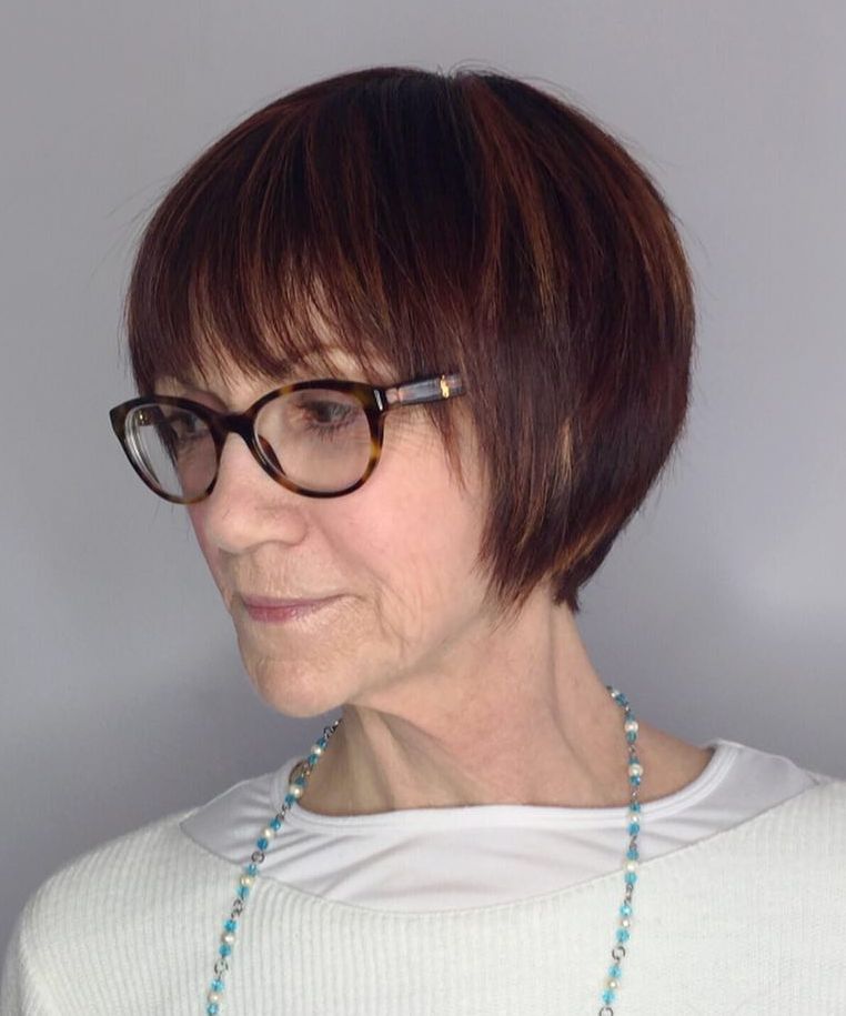 Short Textured Cut With Glasses