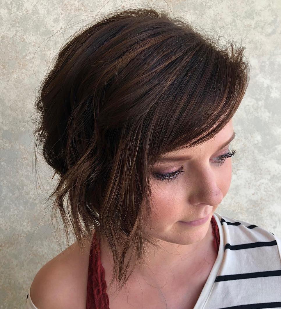 Cute Chin-Length Haircut With Side Bangs