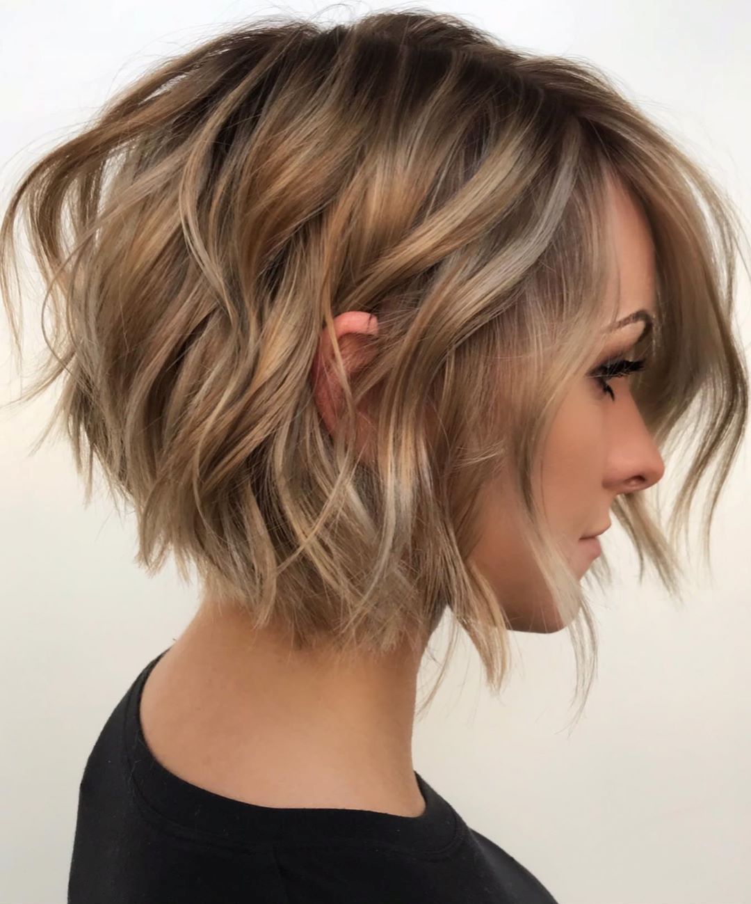 Shaggy Bob Haircut For Thin Hair