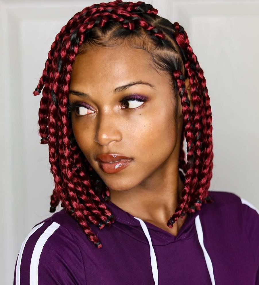 Braided Bob Hairstyle For Black Women