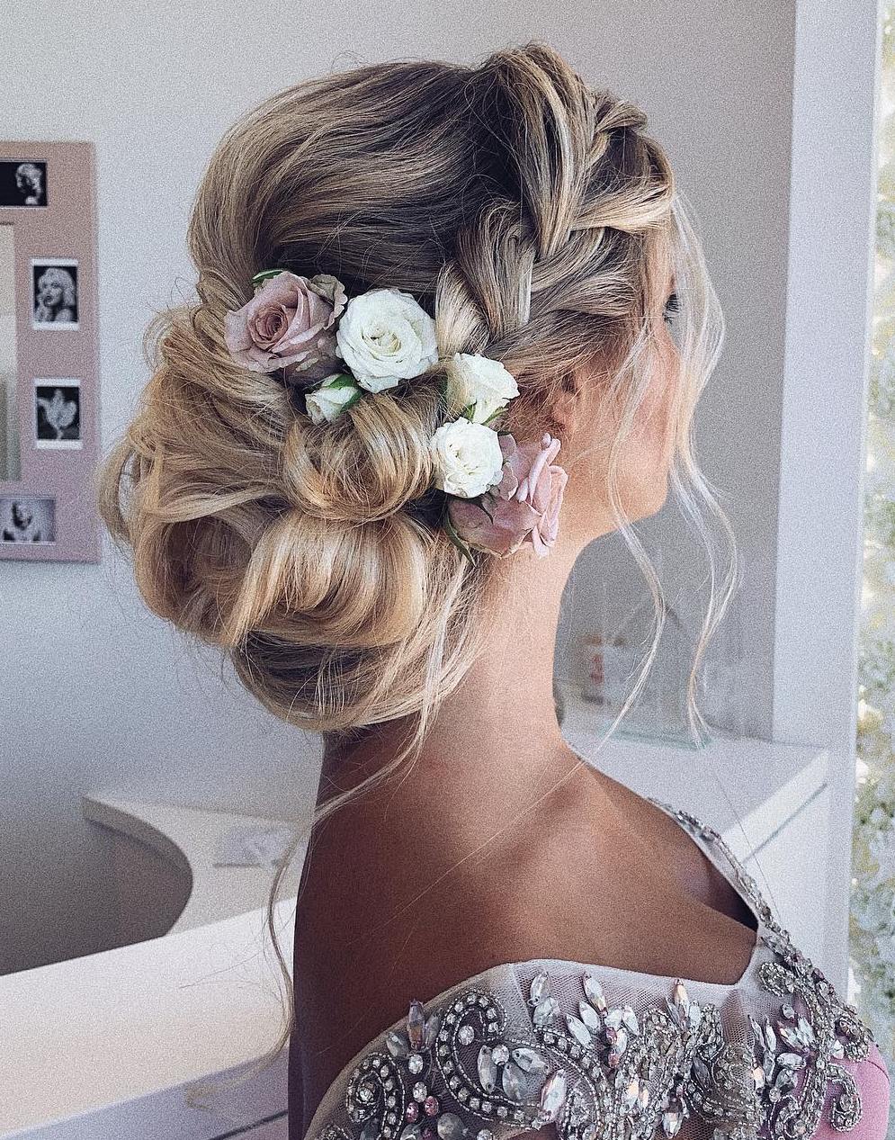 Wedding Braid And Bun Updo