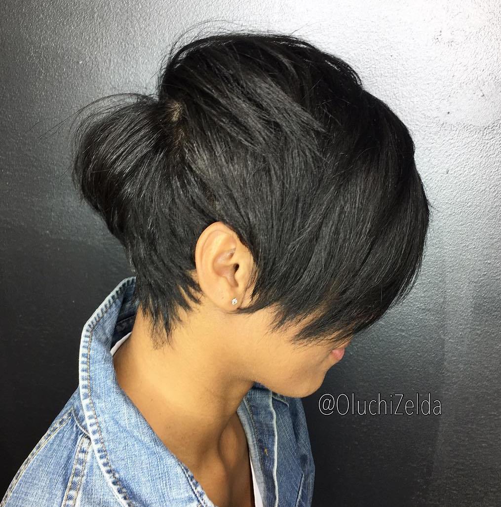 Short Tapered Cut For Straight Hair