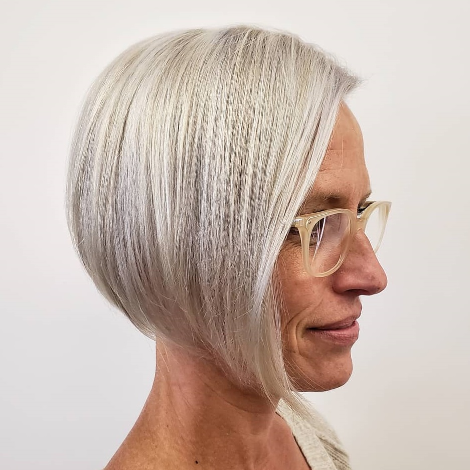 Short Hair With Glasses Over 50