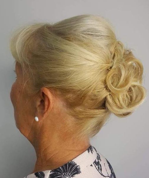 Updo For Older Ladies