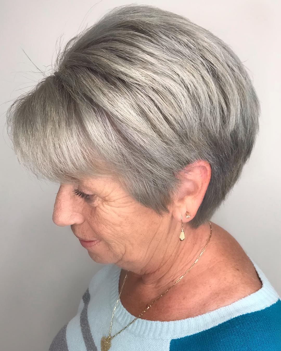 Classy Pixie Haircut For Women Over 60