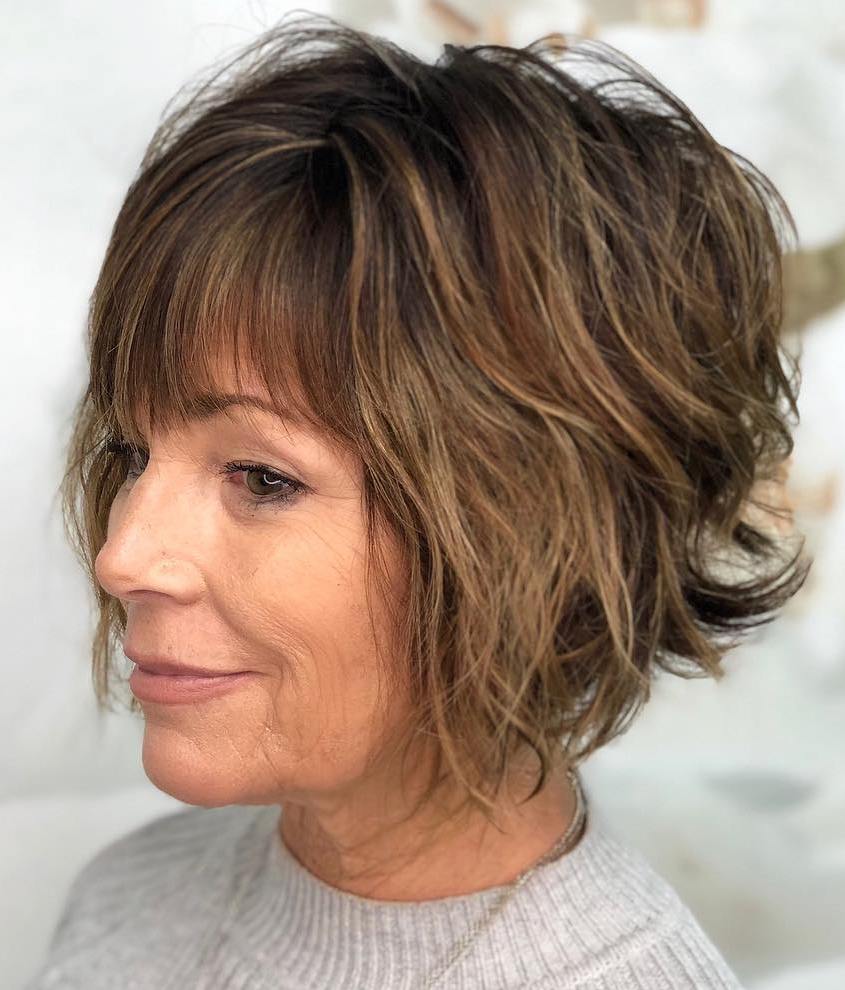 Over Short Shag With Bangs