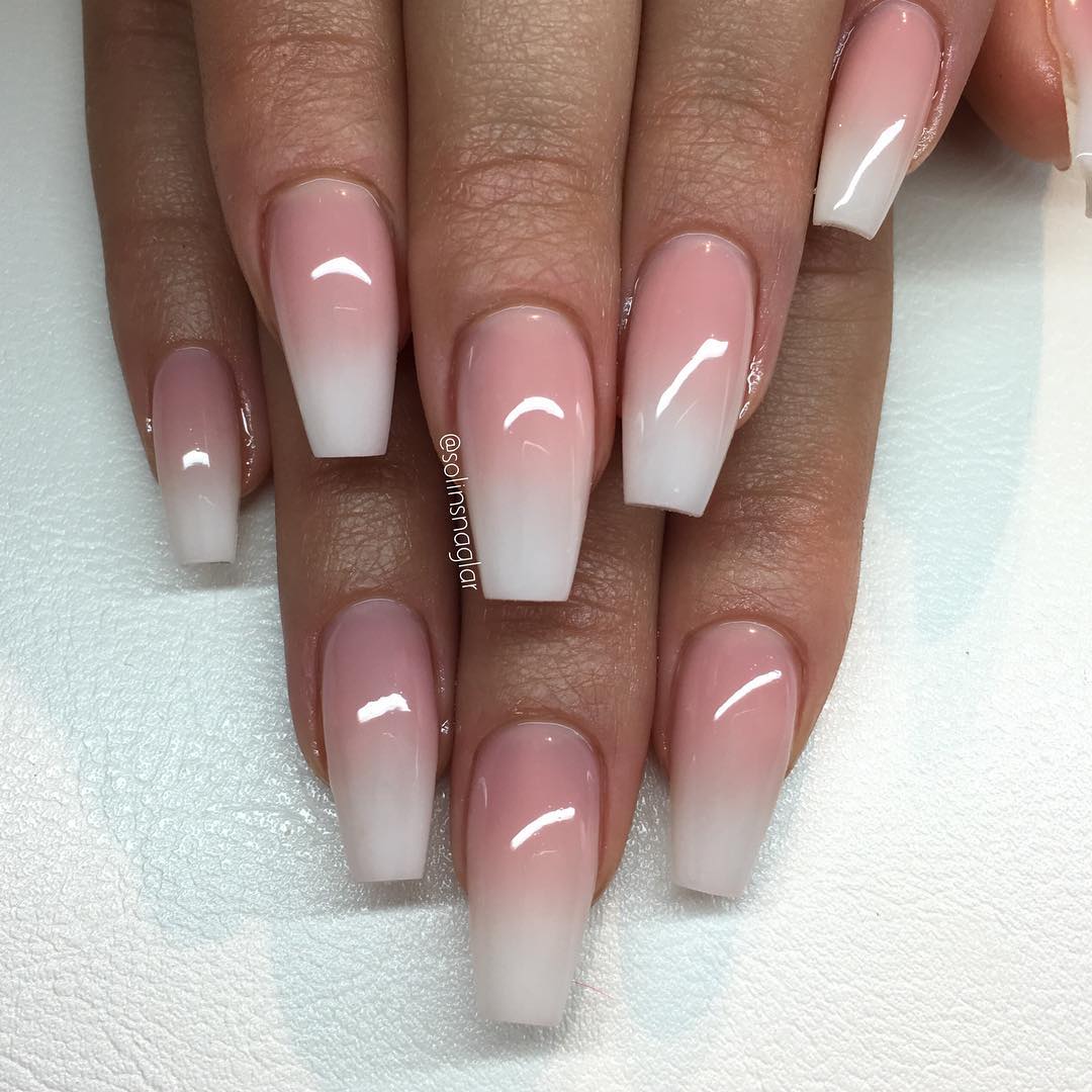 How To Do Ombre French Tip Nails At Benjamin Mott Blog