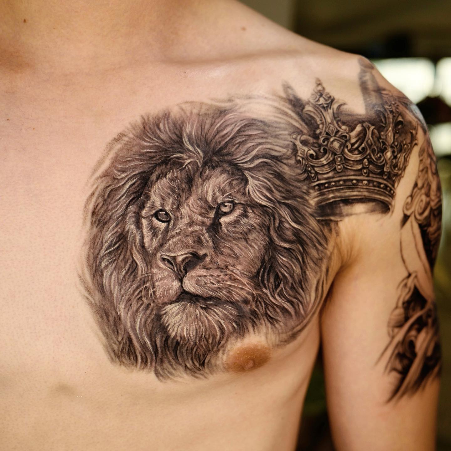 10 Best Lion Tattoos Best Ideas For Lion Tattoos  MrInkwells