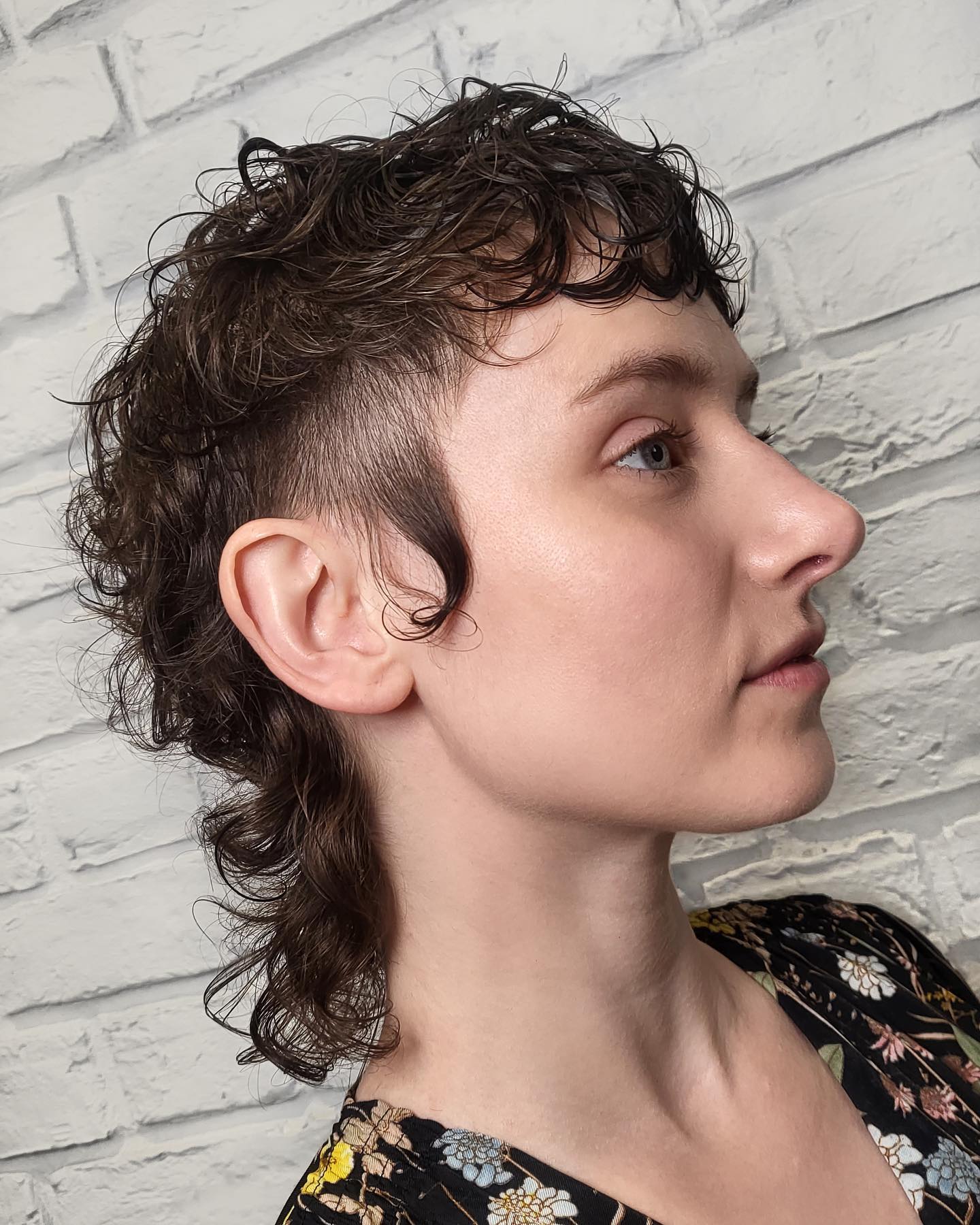 Mullet Haircut with Undercut