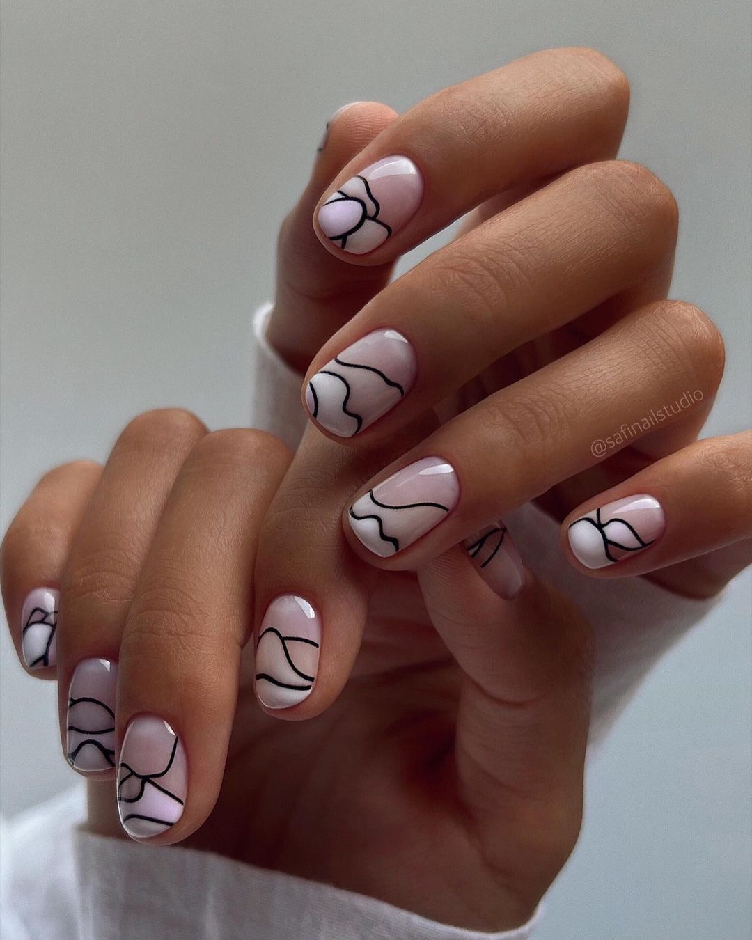 Update 141+ simple nail designs lines latest