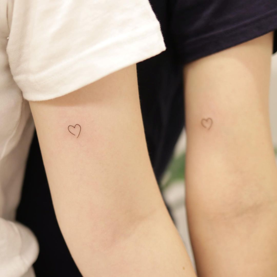 12 Minimalist Couple Tattoo Designs You Wont Regret Getting