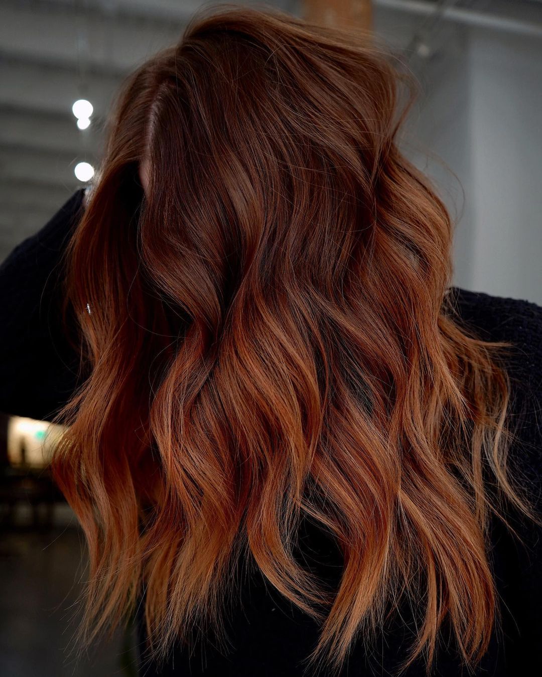 Long Orange Brown Hair