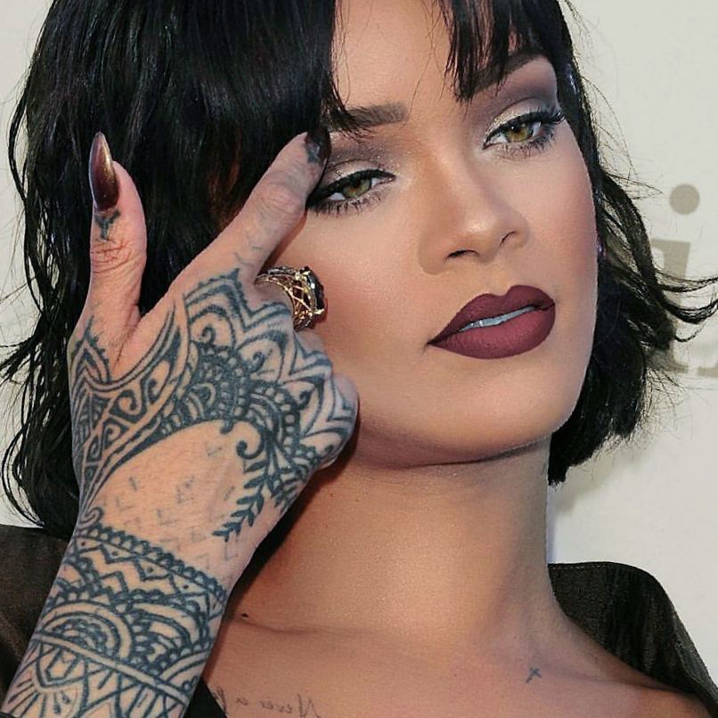 Creative Tattoo With Rihanna