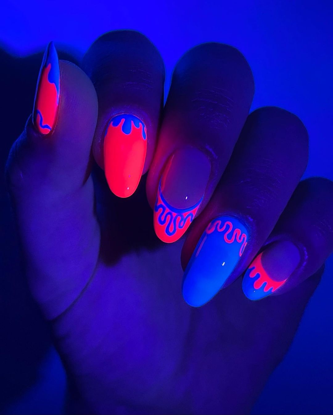 Top 20 Glow in the Dark Nail Ideas for a Party Mood