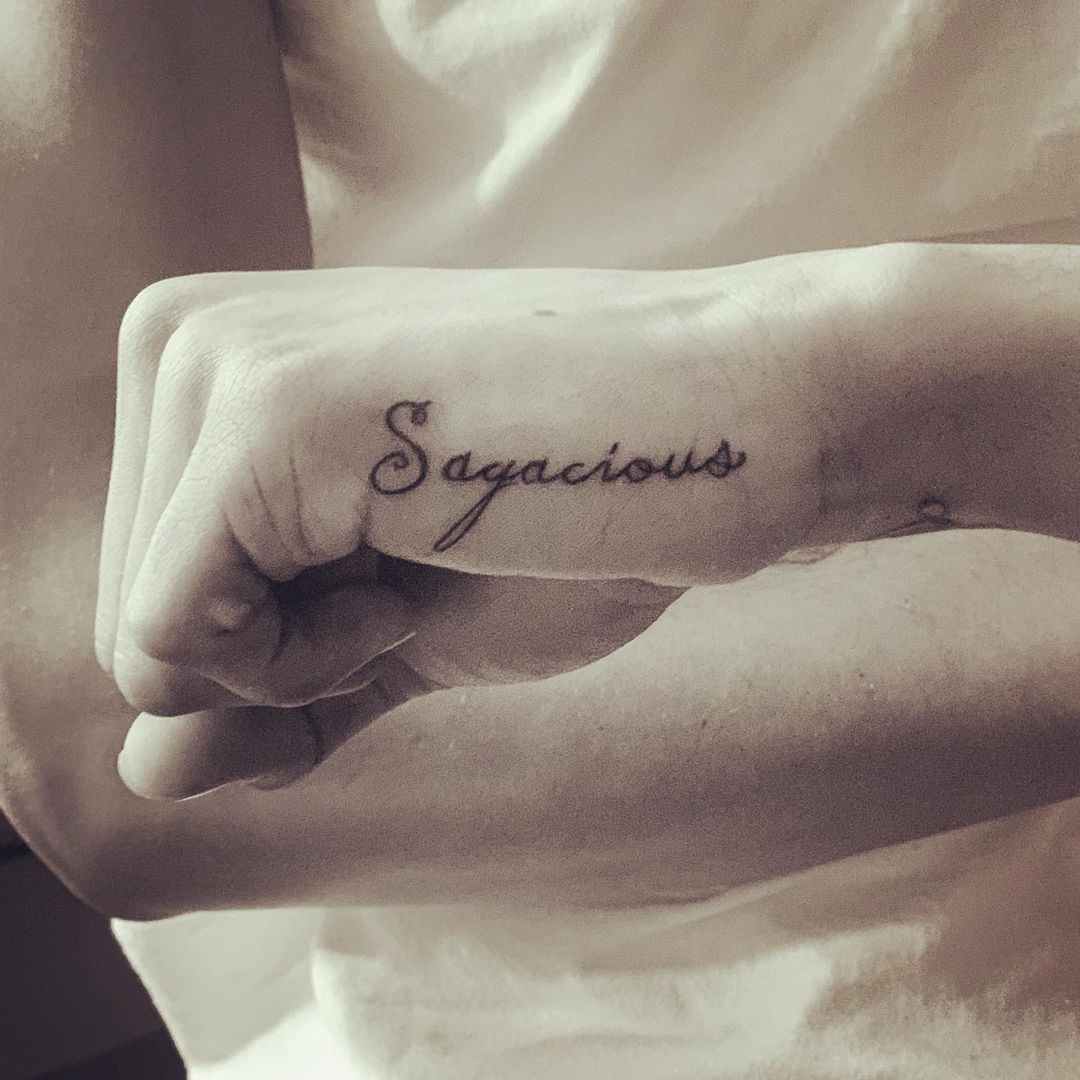 Minimalism In Side Hand Tattoos