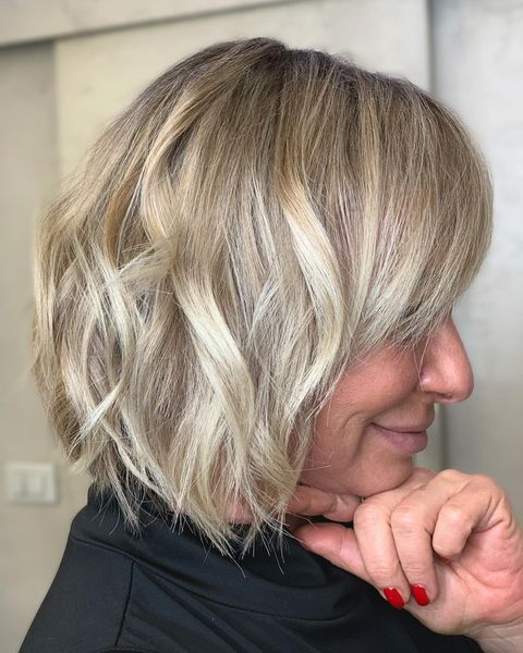 50+ Wavy Bob For Thick Hair