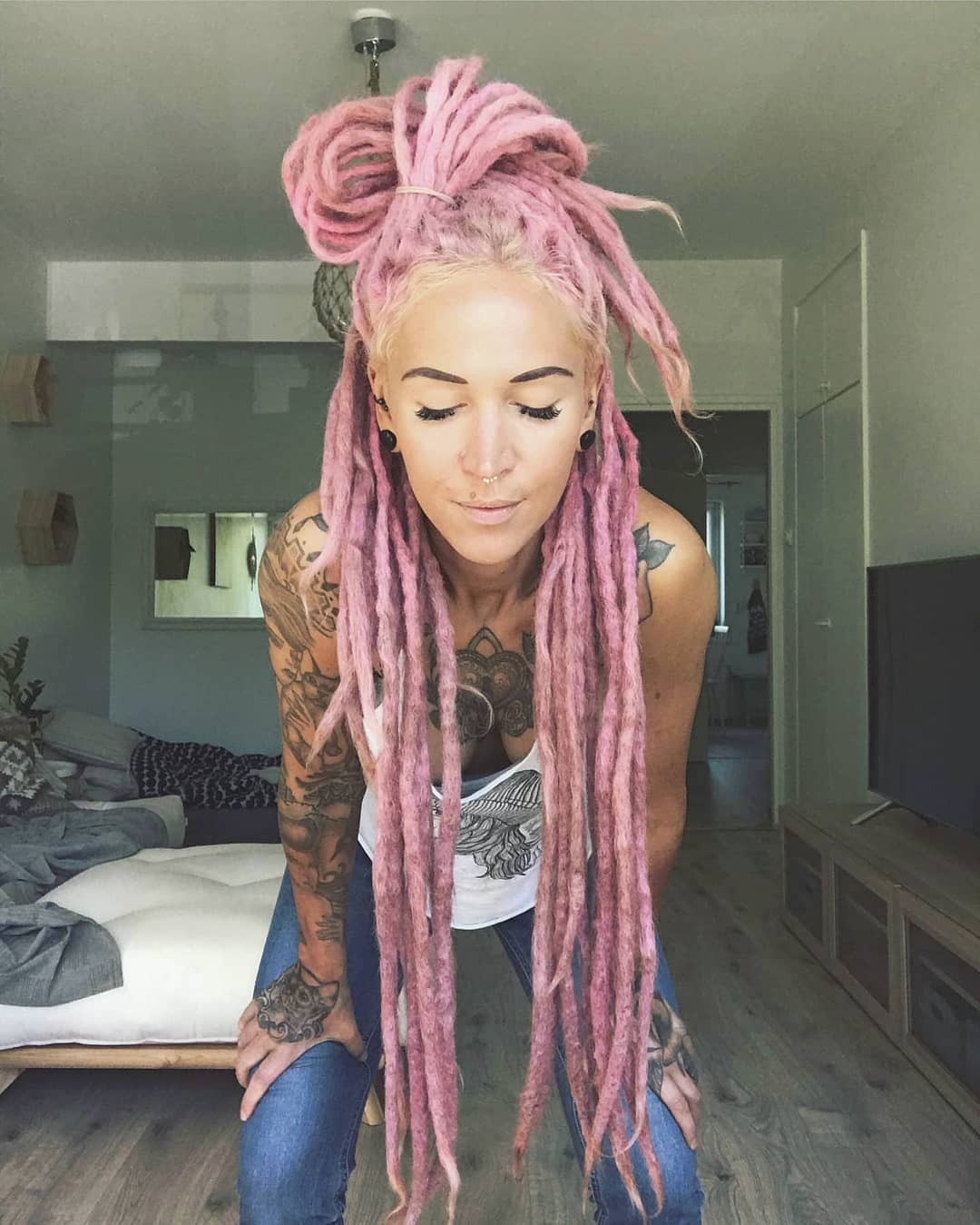 Cool Long Dread Style