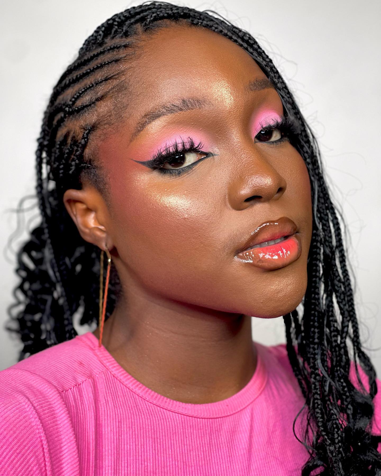 Ombre Lip Makeup for Dark Skin