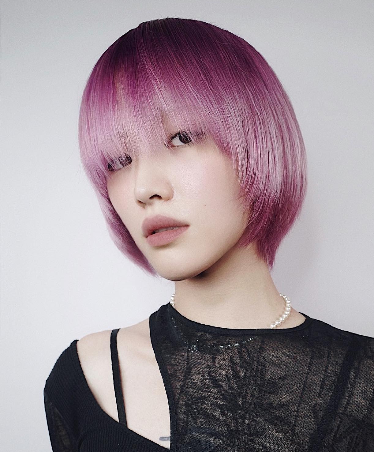 Bob Pageboy Haircut with Long Fringe