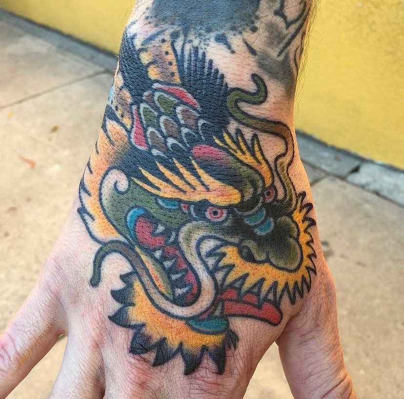 Tattoo With Dragon