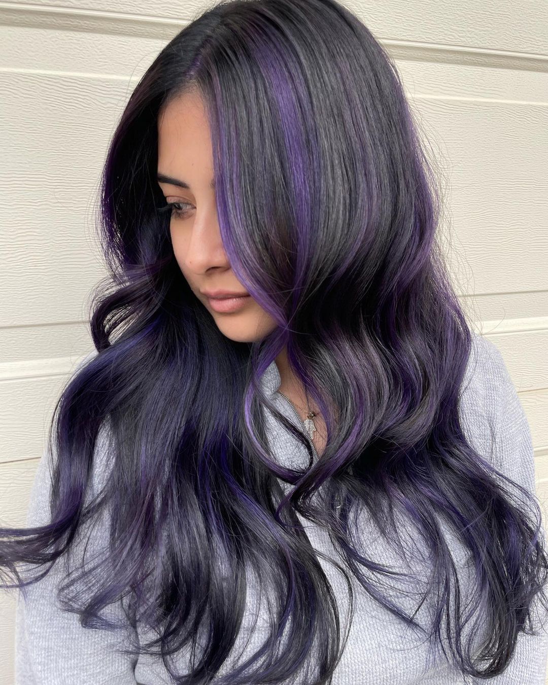 32 Outstanding Ideas of Black Hair with Highlights Hairstylery