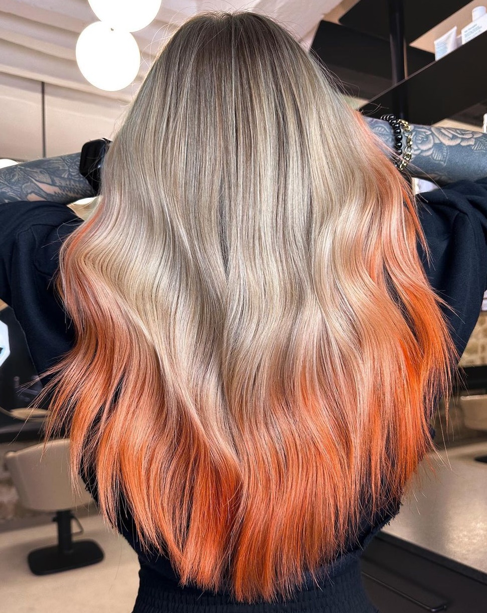Orange Ombre Hair