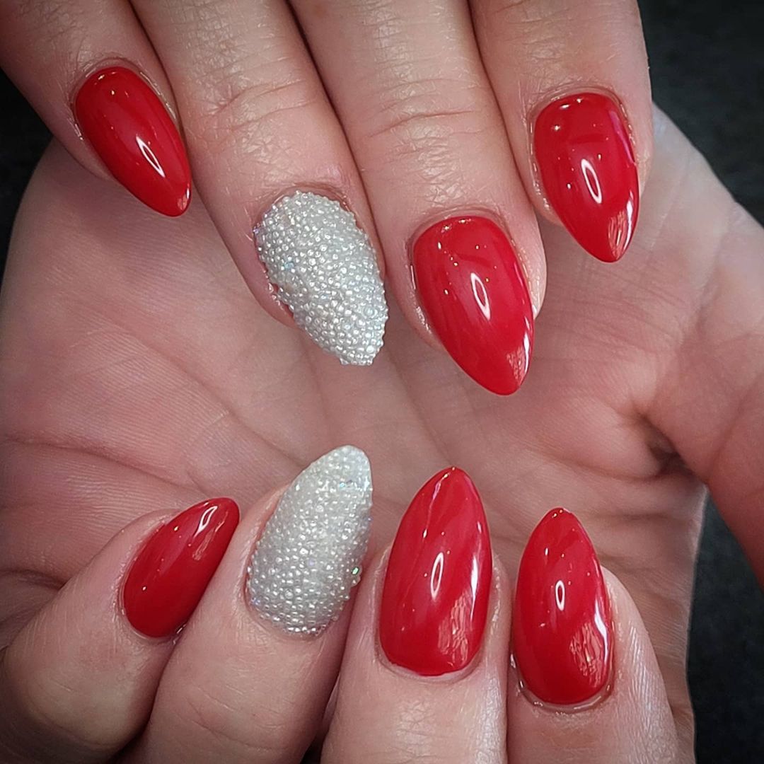 Classy Christmas Nails