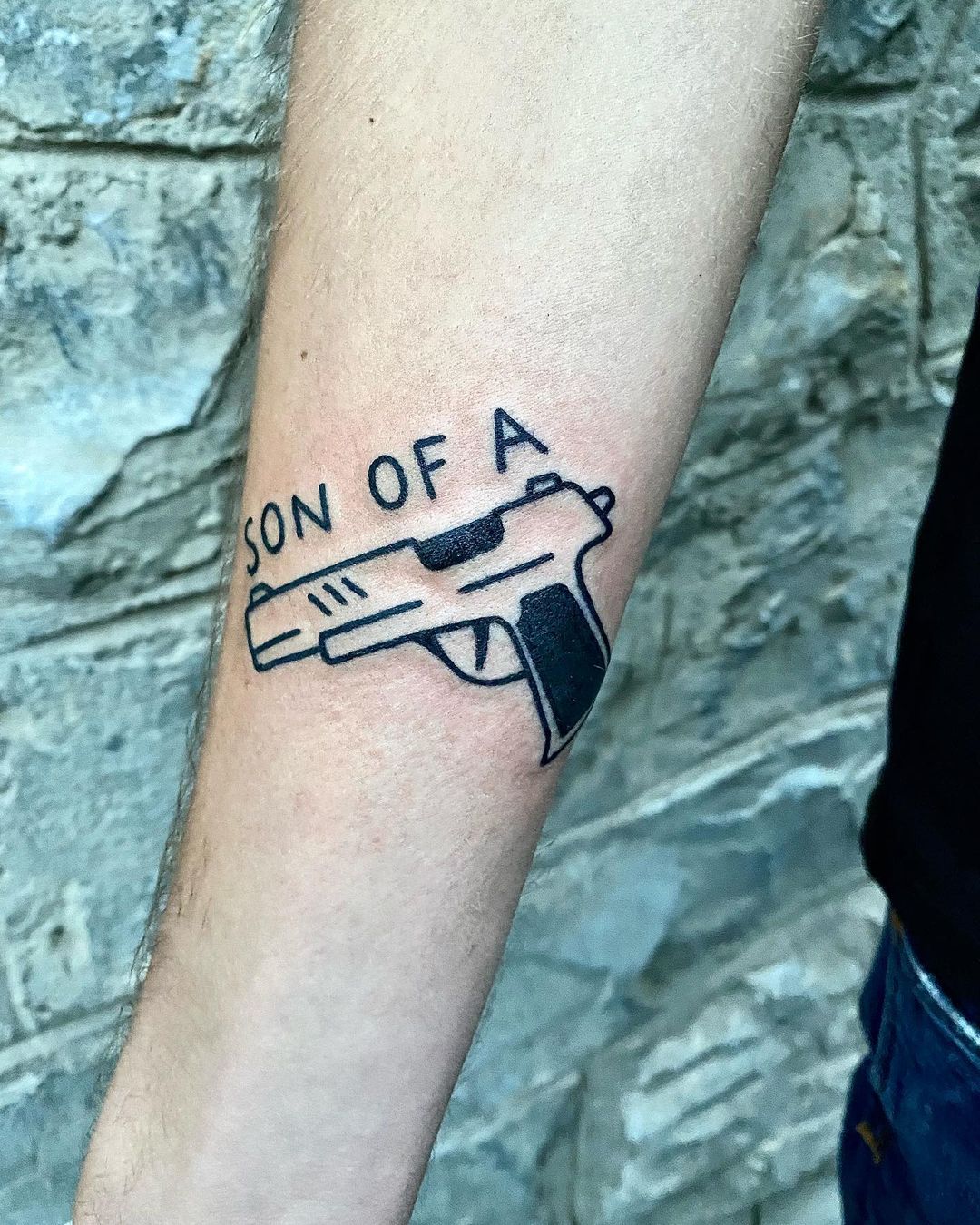 Tattoo With Gun