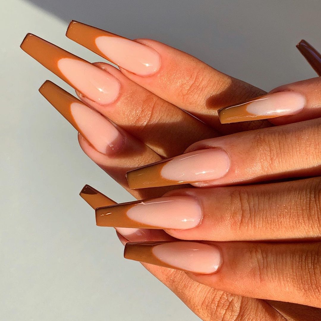 Nude French nail design that never goes out of style