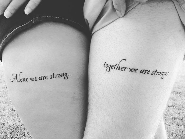 Soulmate Everlasting Love Couple Tattoo Art To Signify Special Relationship