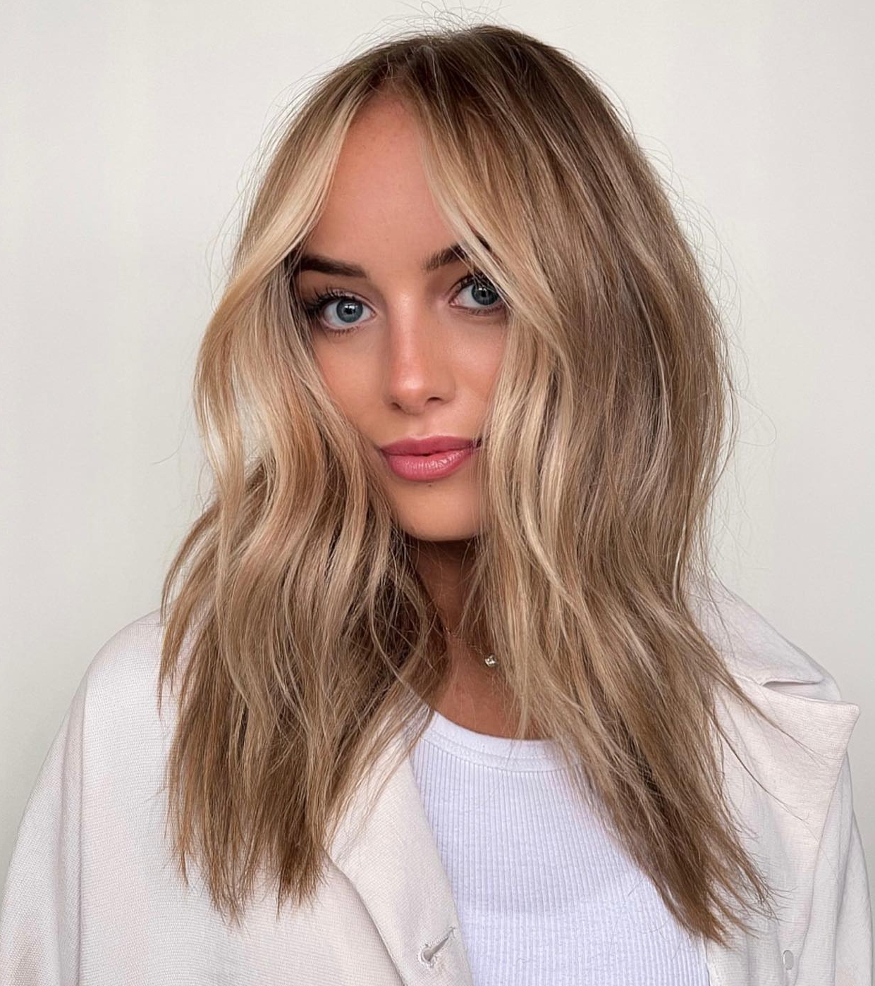 Highlights and Lowlights on Straight Blonde Hair