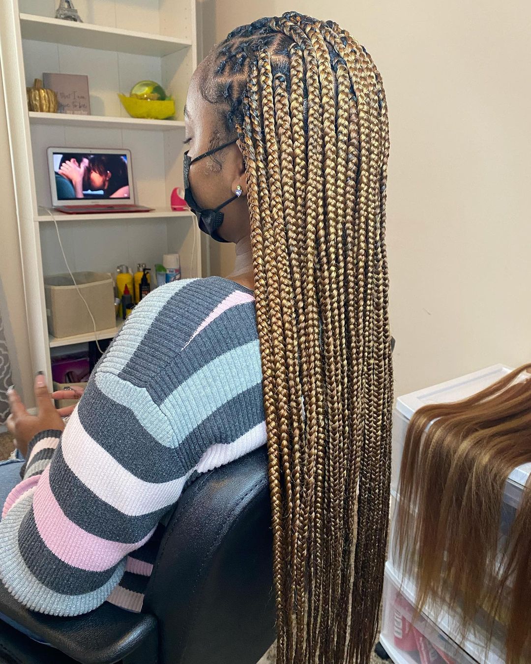 Casual Jumbo Knotless Braids