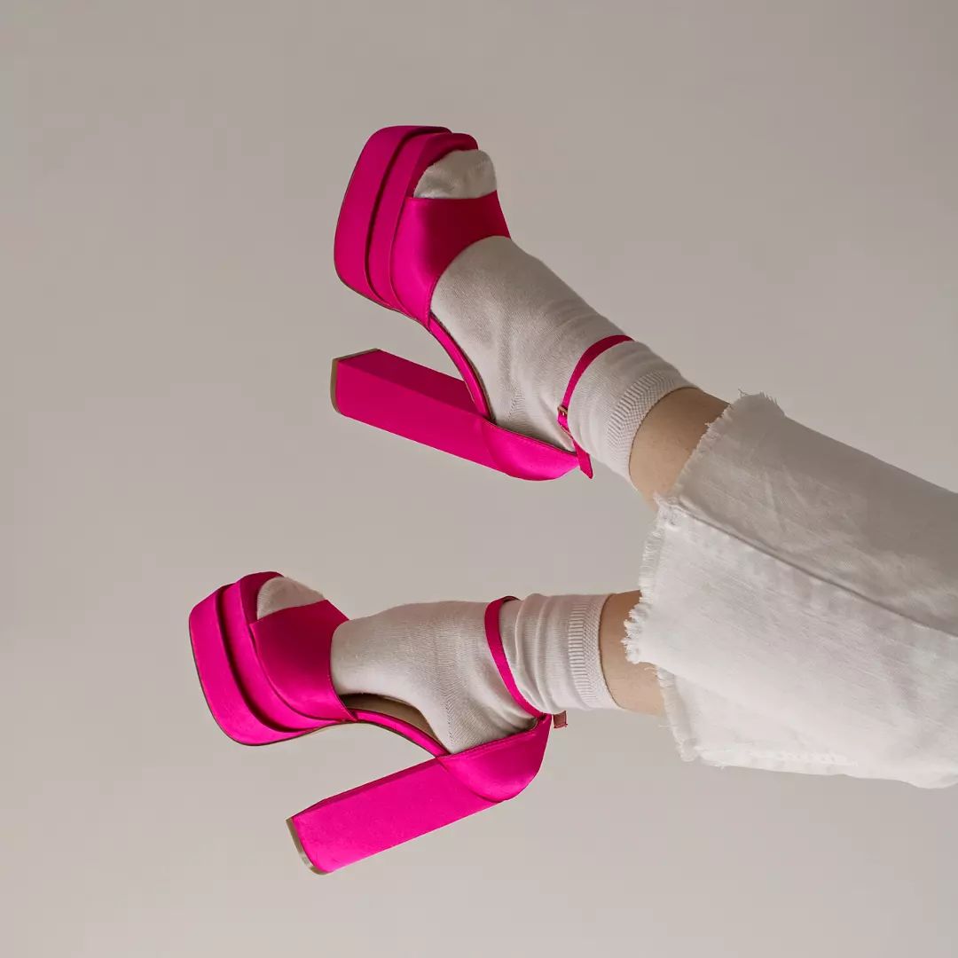 Pink Platform Heels