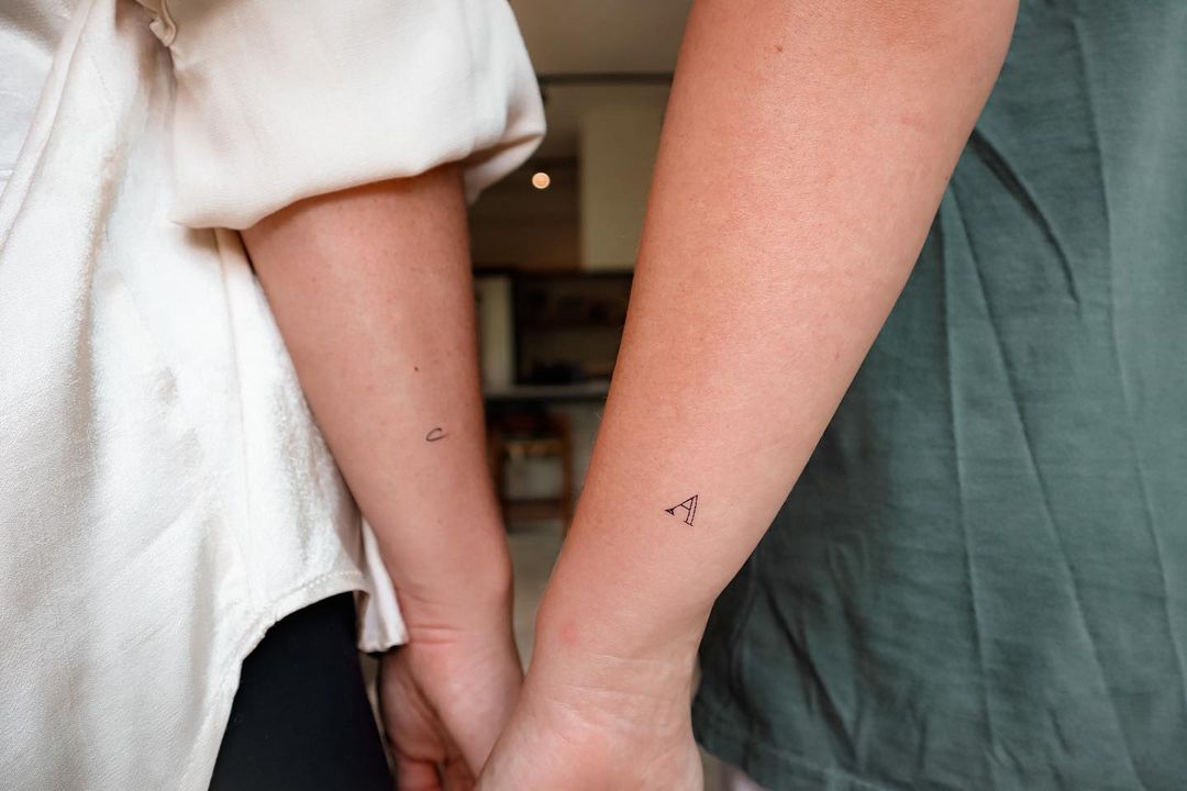 Aesthetic Lesbian Couple Tattoos