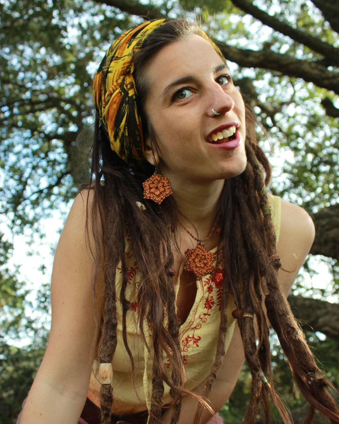 Vintage Hippie Dread Hairstyle