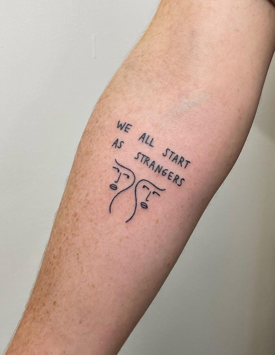 44 Meaningful Quote Tattoos to Memorize Your Special Moments - Hairstyle