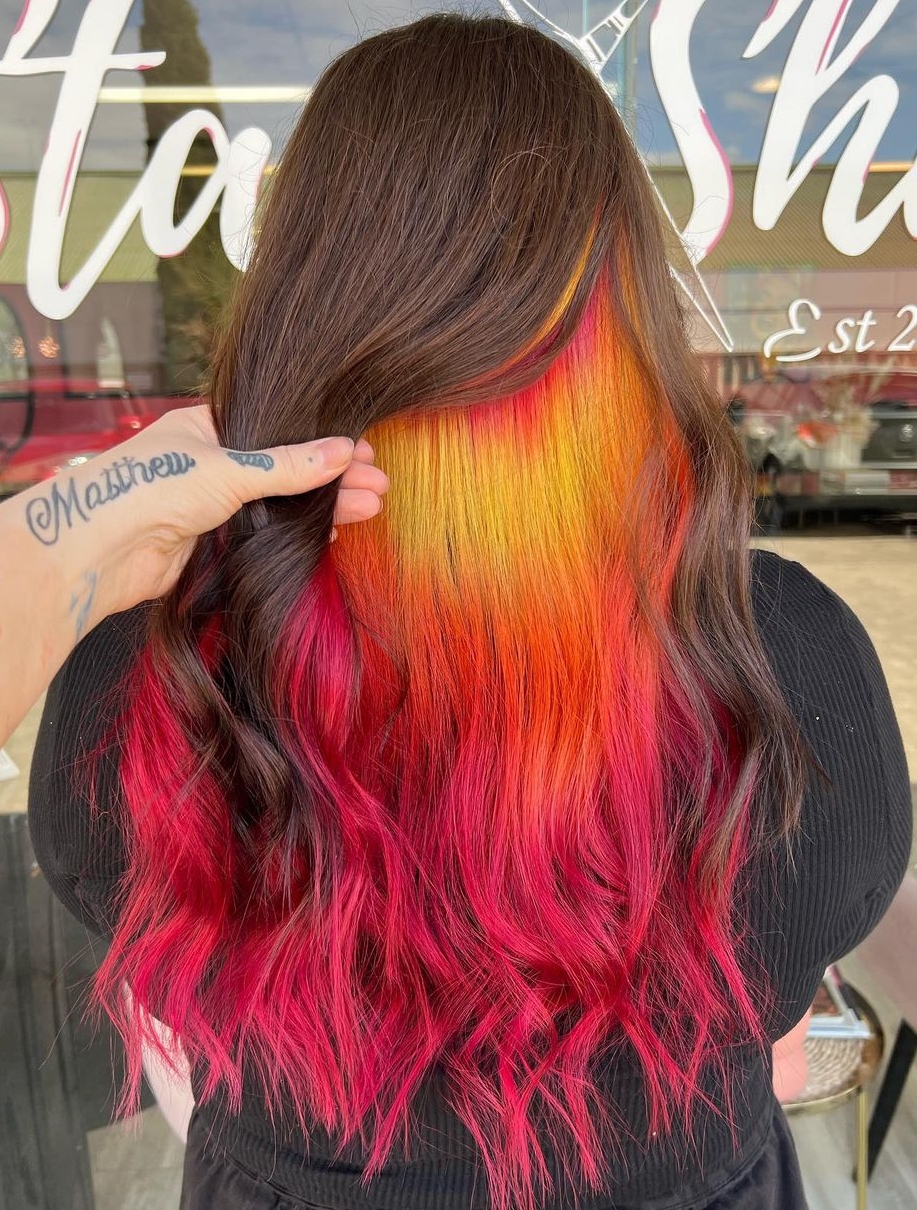 40 Best Pink Highlights Ideas for 2023  The Right Hairstyles