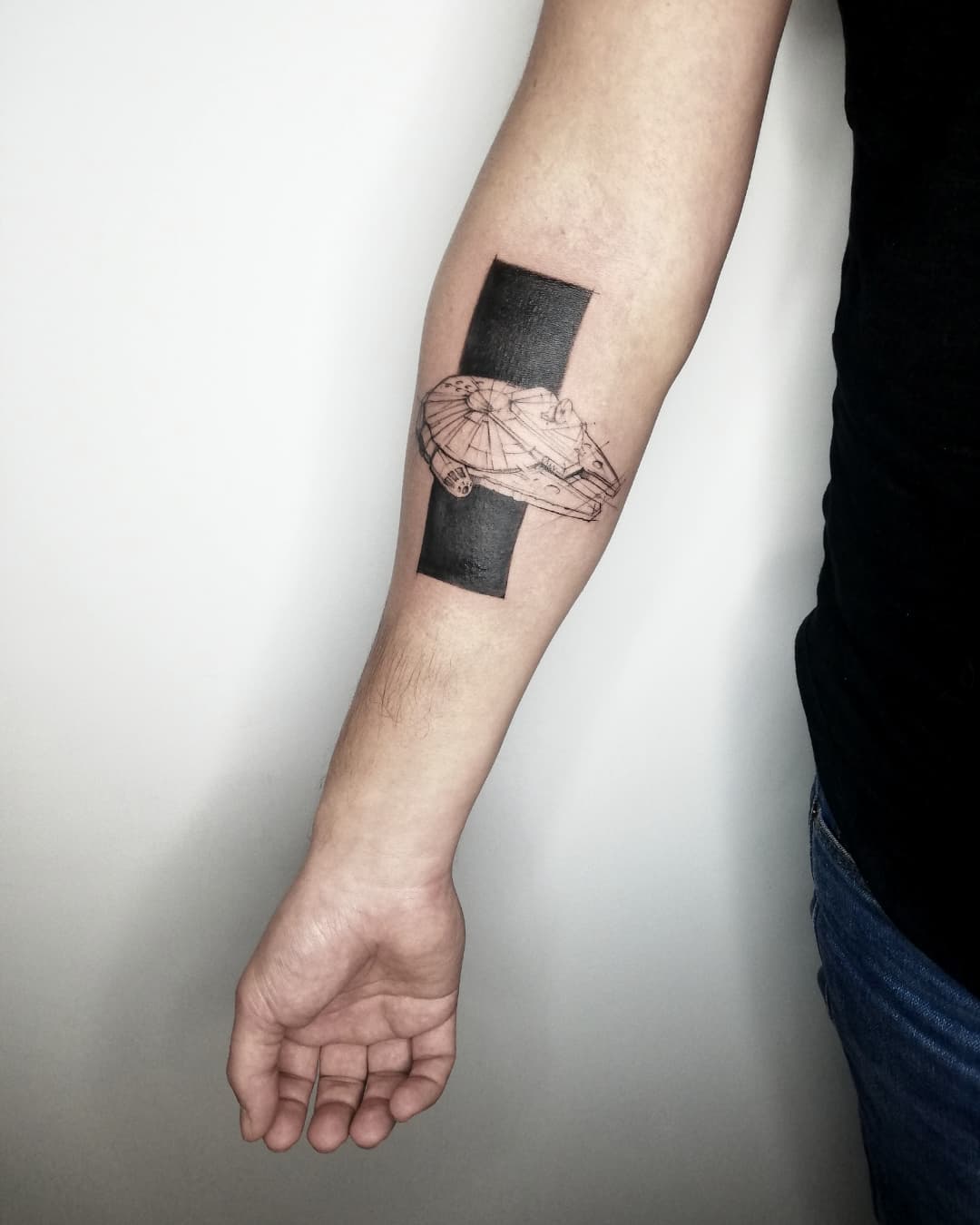 Minimalist Star Wars Inspired Tattoo