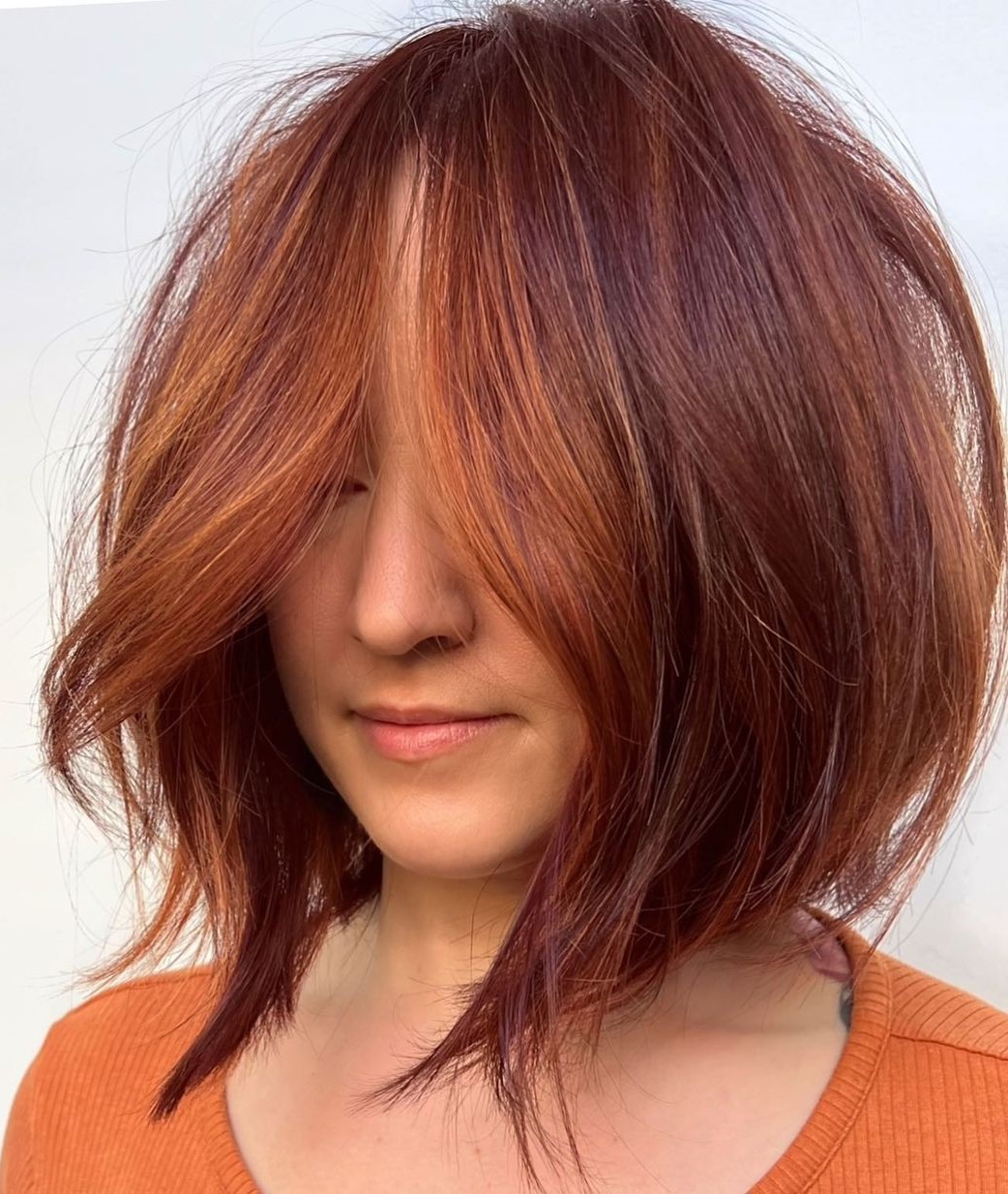 Copper Red Short Hair