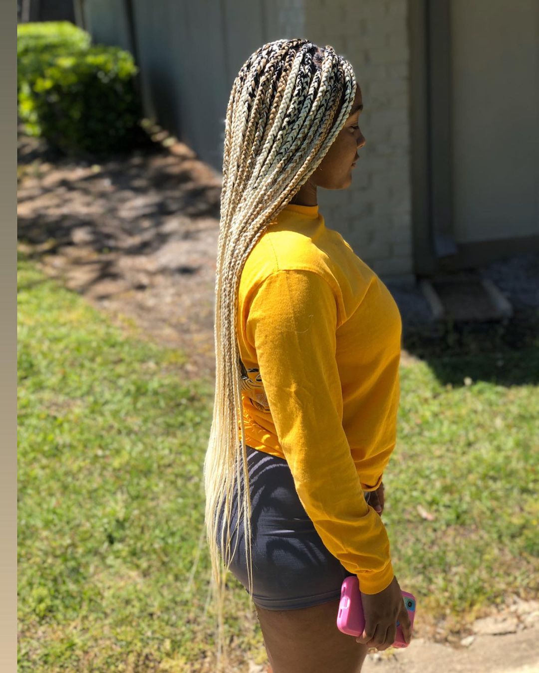 Stylish Extra Small Knotless Braids