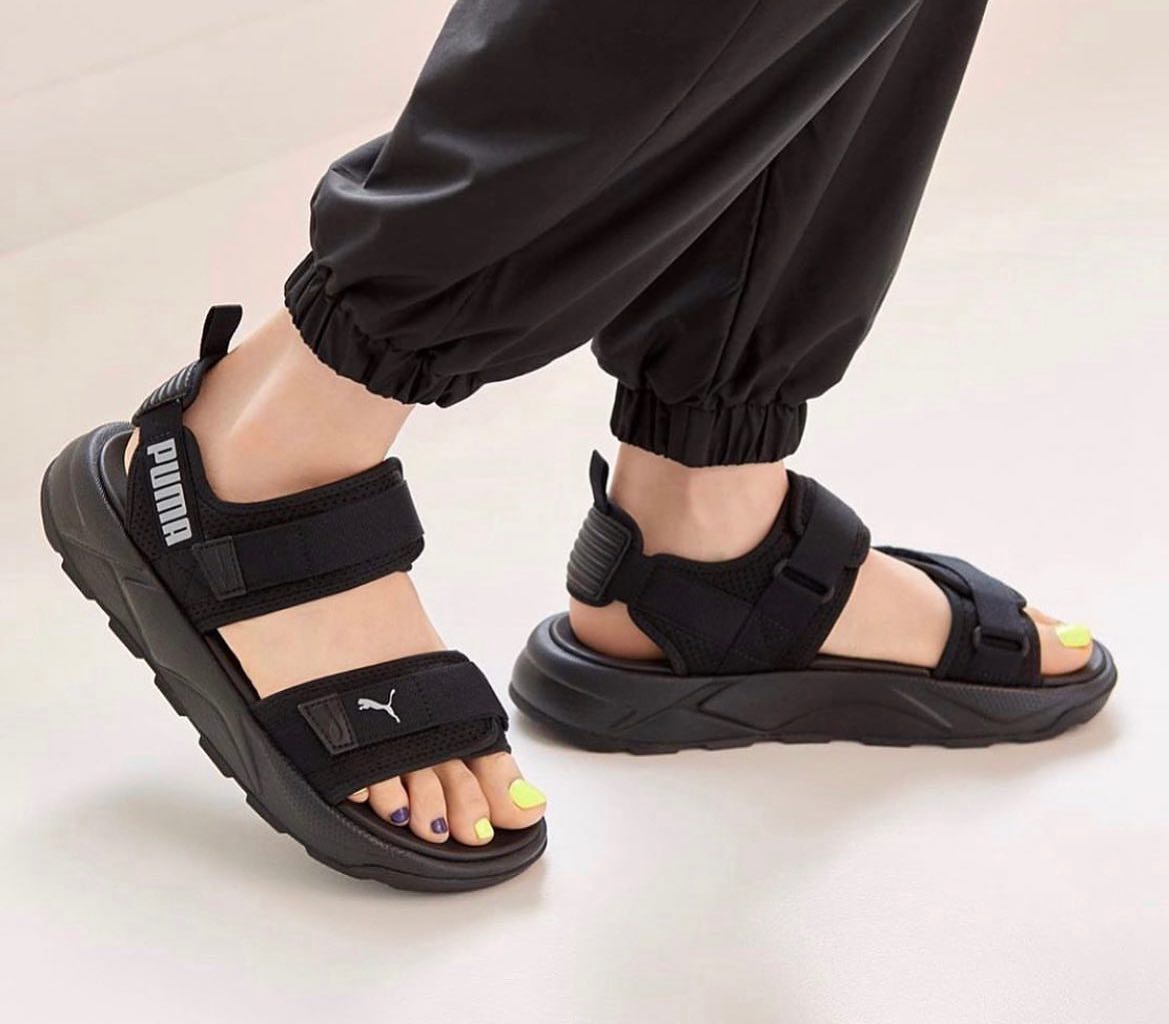 Puma Black Summer Sandals for Women